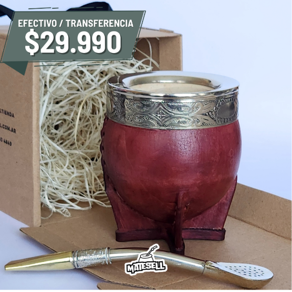 Producto - MATE IMPERIAL CUERO LISO