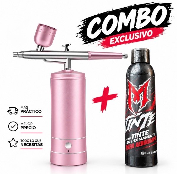 Producto - Combo aerografo y tinte