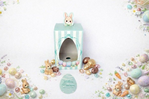 Producto - Box huevo entero 15 cm + tag - 12X12X18 - LINEA AMORE DE FLIA