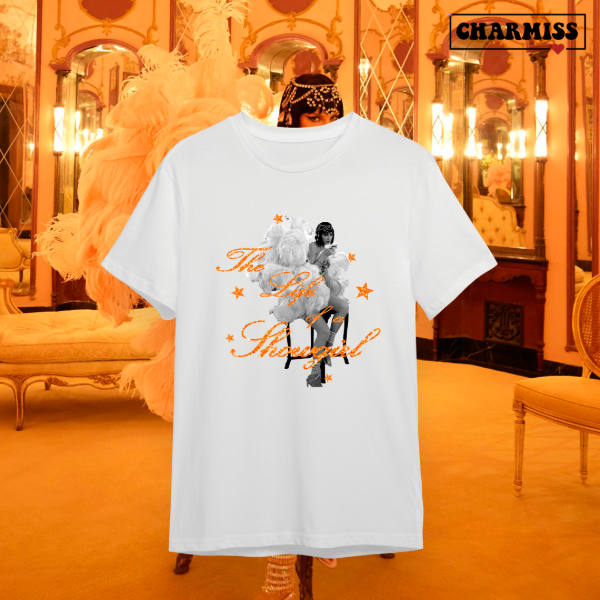 Producto - REMERON OVERSIZE- The life of a showgirl 2- DTF con brillos - 1