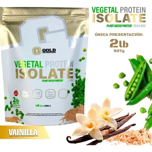 Producto - Vegetal Protein Vainilla - GOLD NUTRITION