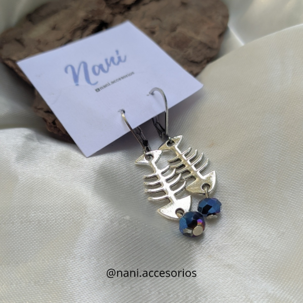 Producto - Aros pez esqueleto