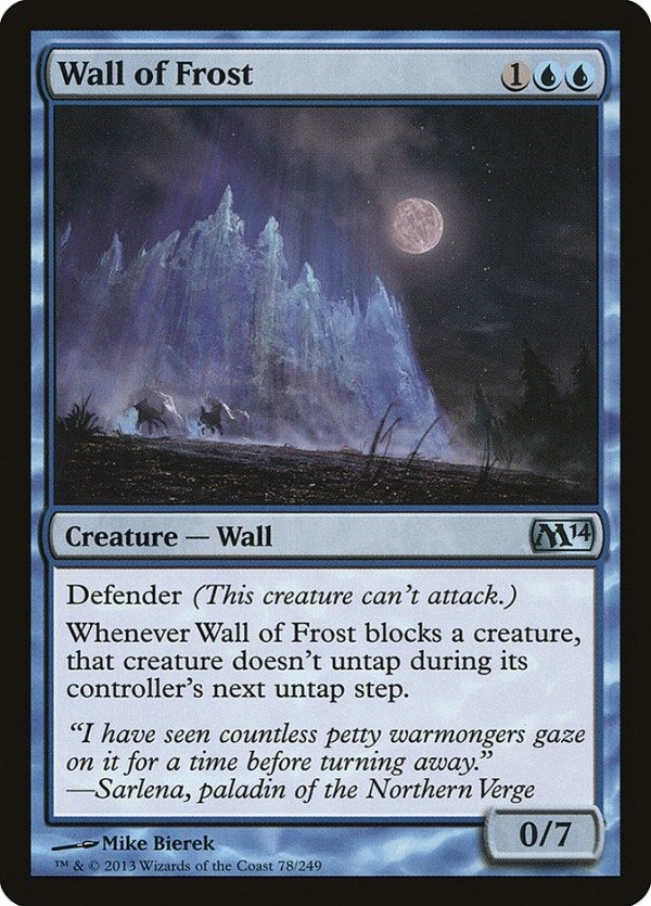 Producto - Wall of Frost  Magic 2014 Core Set