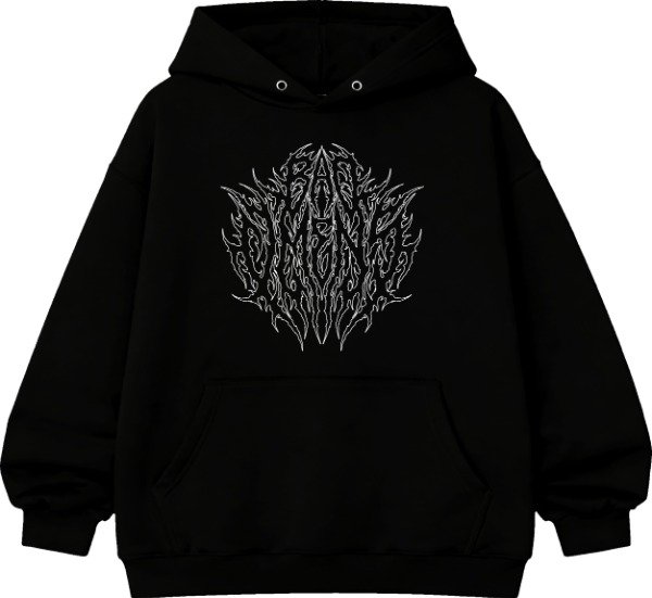 Producto - Bad Omens Buzo Canguro - Deathcore Logo Outline
