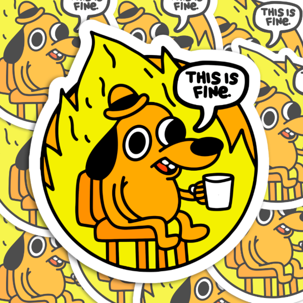 Producto - Sticker - This is Fine