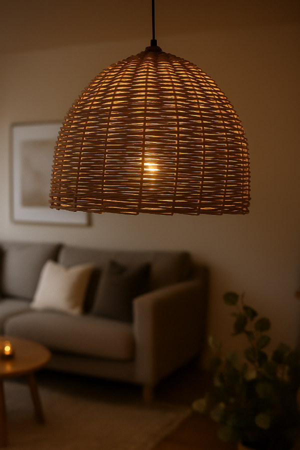Producto - Pantalla de mimbre