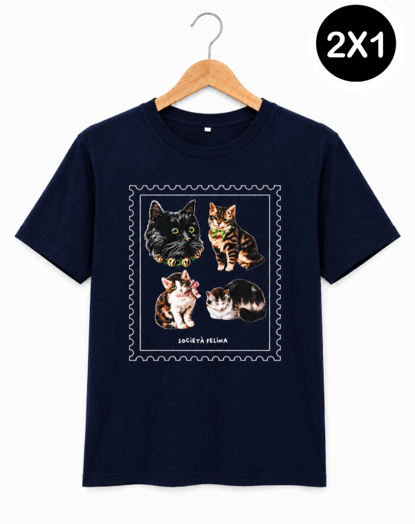 Producto - REMERA SOCIETÁ FELINA - AZUL