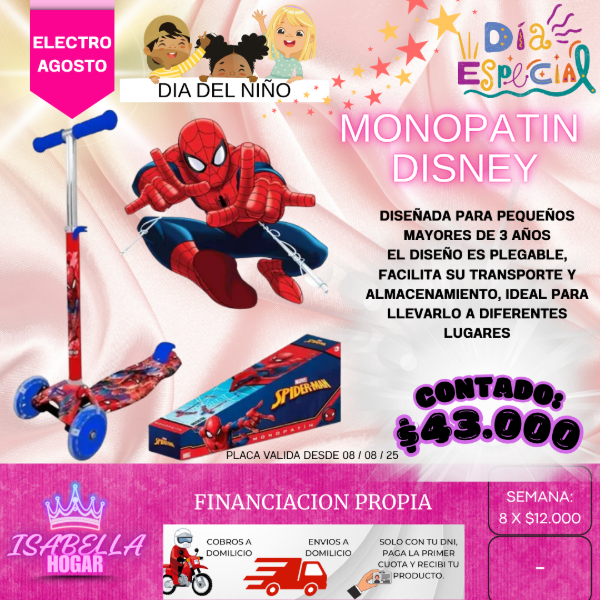 Producto - monopatín disney nene