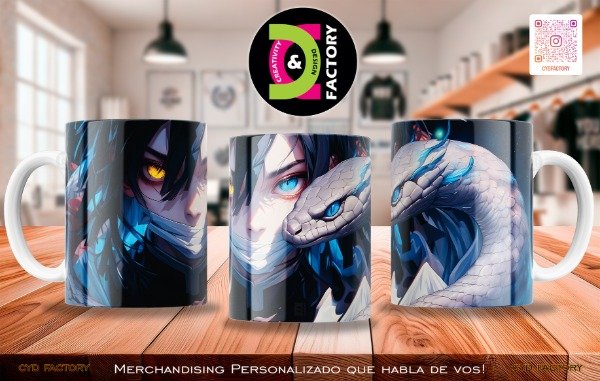 Producto - Taza Demon Slayer - TZ-RT-BL-11OZ-518-ANM-DS