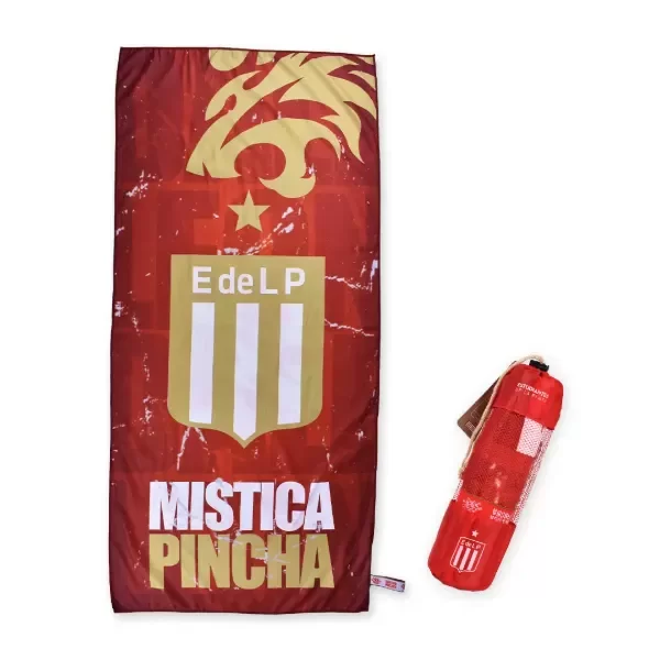 Producto - Toallon Estudiantes de La Plata Secado Rápido "Mística pincha"
