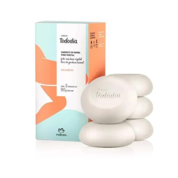 Producto - Caja de Jabones en Barra x5u "Macadamia" - Natura Tododia