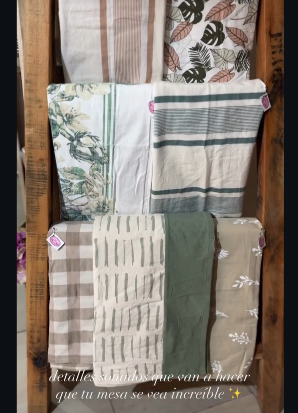 Producto - MANTELES DE TUSOR ESTAMPADOS