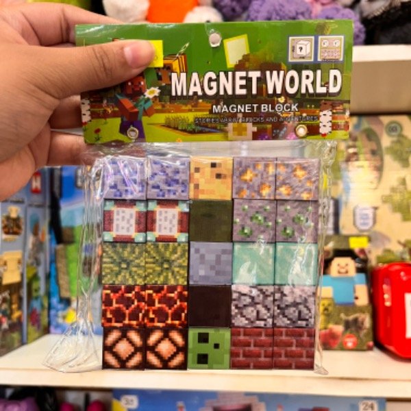 Producto - Bloques magnéticos Minecraft 25 piezas