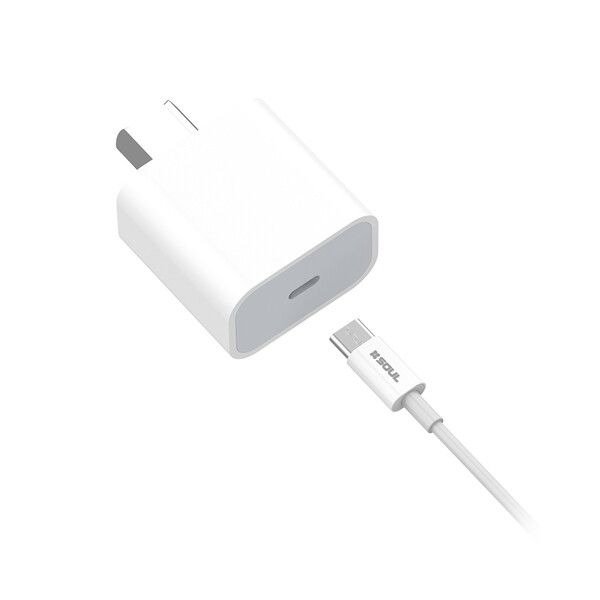 Producto - CARGADOR 220V USB-C (20W) + CABLE IPHONE