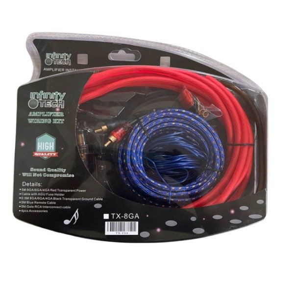 Producto - Kit Cable Mediano Para Potencia 8 Gauge