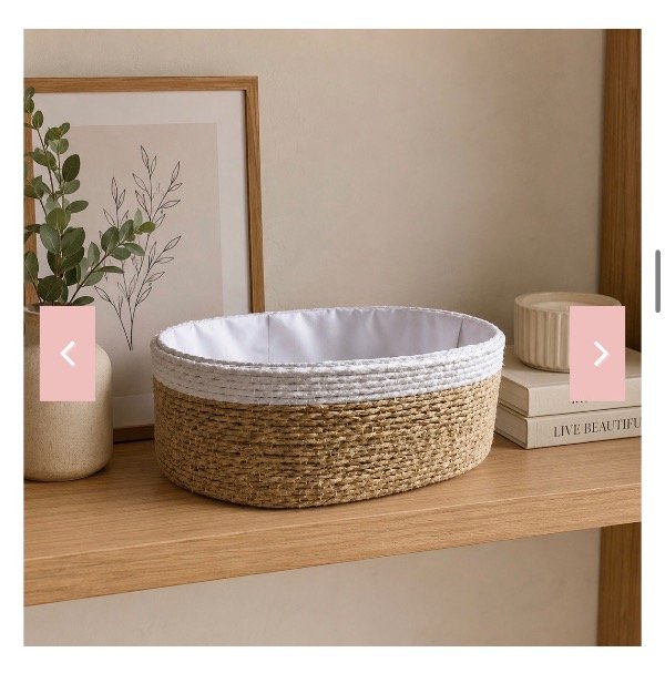 Producto - Cesto ovo seagrass 19x15