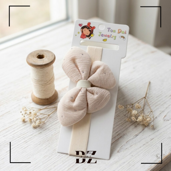 Producto - VINCHAS CINTA CON APLIQUE DE TELA X 12 1739-4 - 5