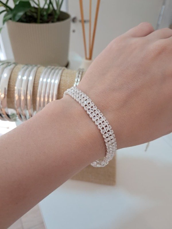 Producto - Pulsera AB strass triple