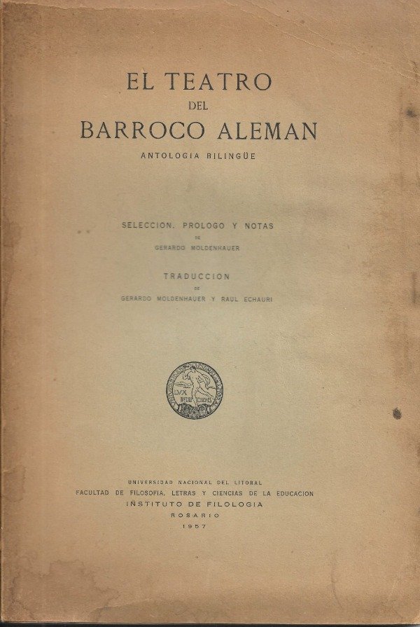 Producto - El teatro del barroco alemán. Antología Bilingüe español alemán