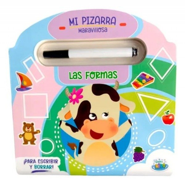 Producto - Libro Infantil de Actividades Reutilizable - Formas y Figuras - 0
