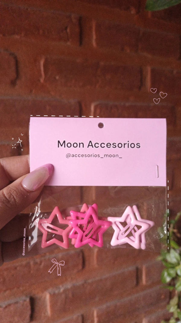 Producto - Hebillas estrellas pack