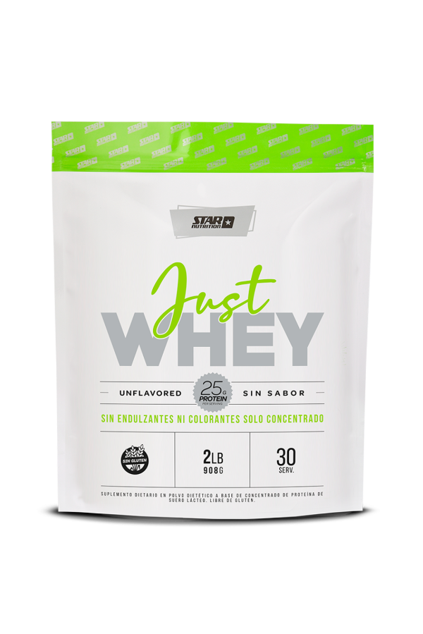 Producto - Proteina Just Whey Doy Pack 2 Lbs - 908 Grs Sin Sabor Star