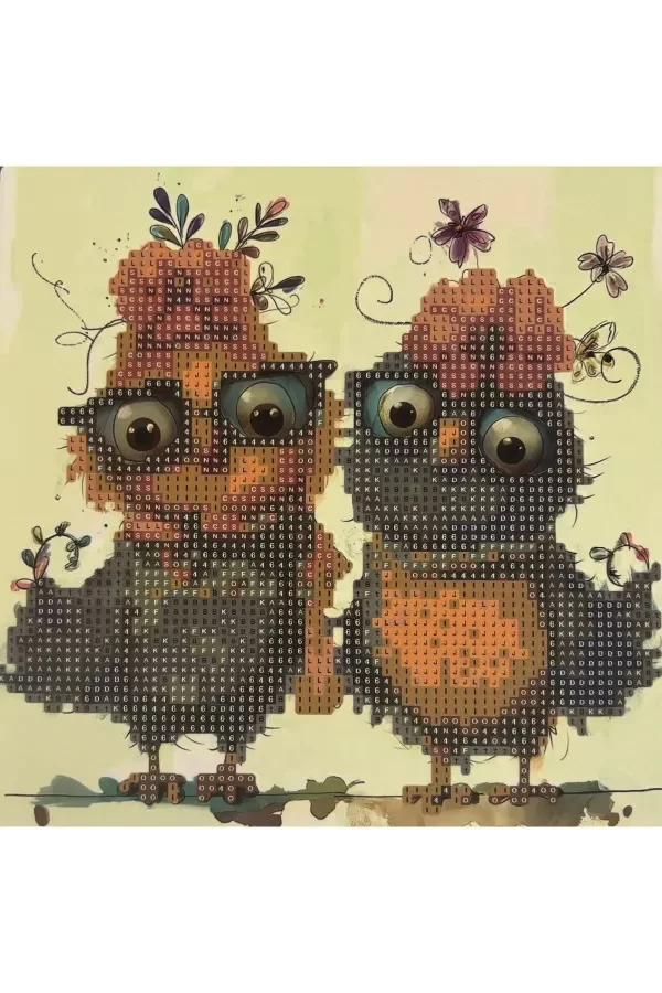 Producto - DIAMOND PAINTING 20X20 CARTON LECHUCITAS