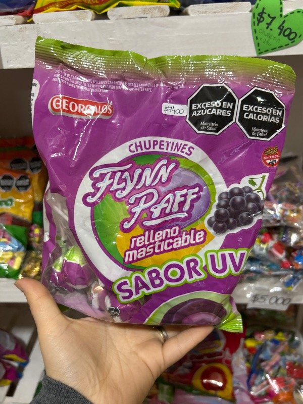 Producto - CHUPETIN FLYNN PAFF SABOR UVA X24