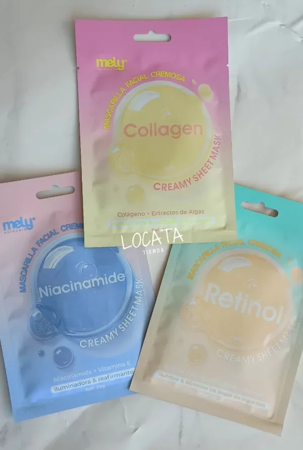 Producto - MASCARILLAS CON PRINCIPIOS ACTIVOS MELY