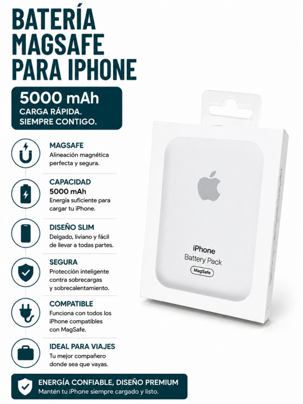 Producto - Power bank con magsafe
