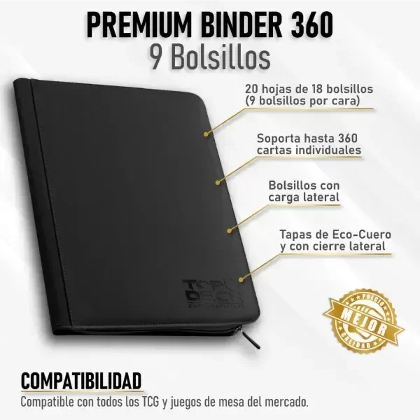 Producto - Carpeta Premium 360 TOP DECK