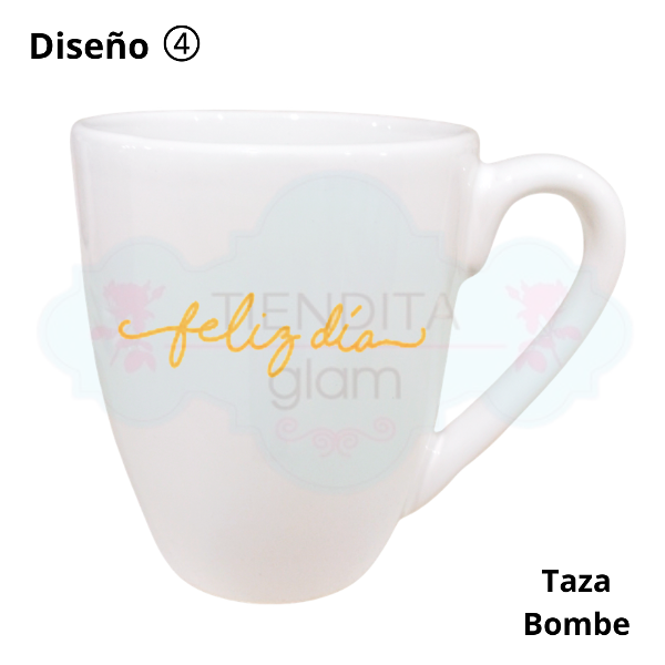 Producto - TAZA DECO BLANCA Y DORADA DÍA DE LA MADRE - 4
