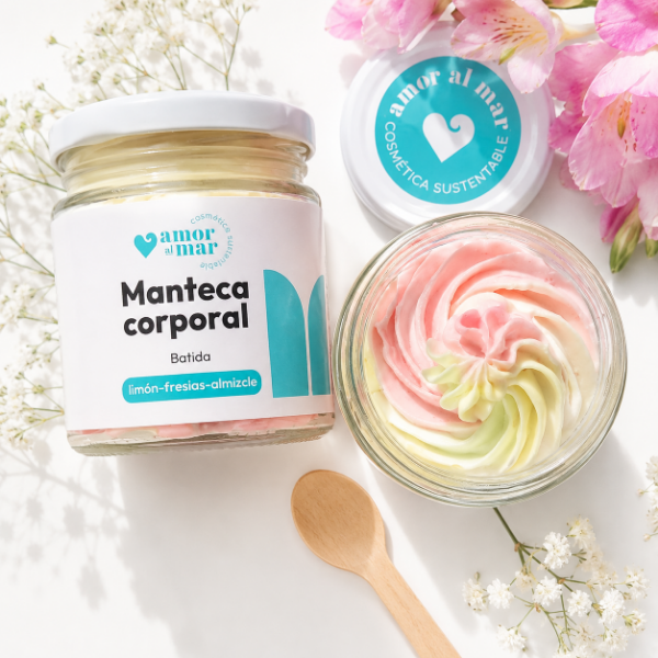 Producto - Manteca corporal batida limón, fresias y almizcle