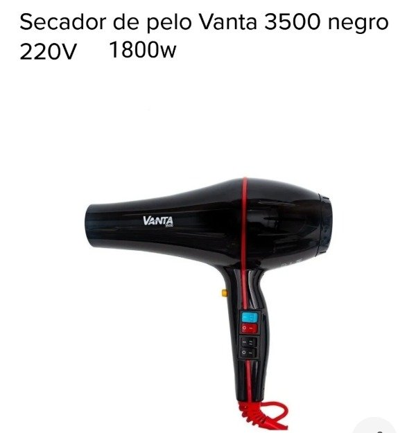 SECADOR DE CABELLO VANTA 3500 - Productos Capilares