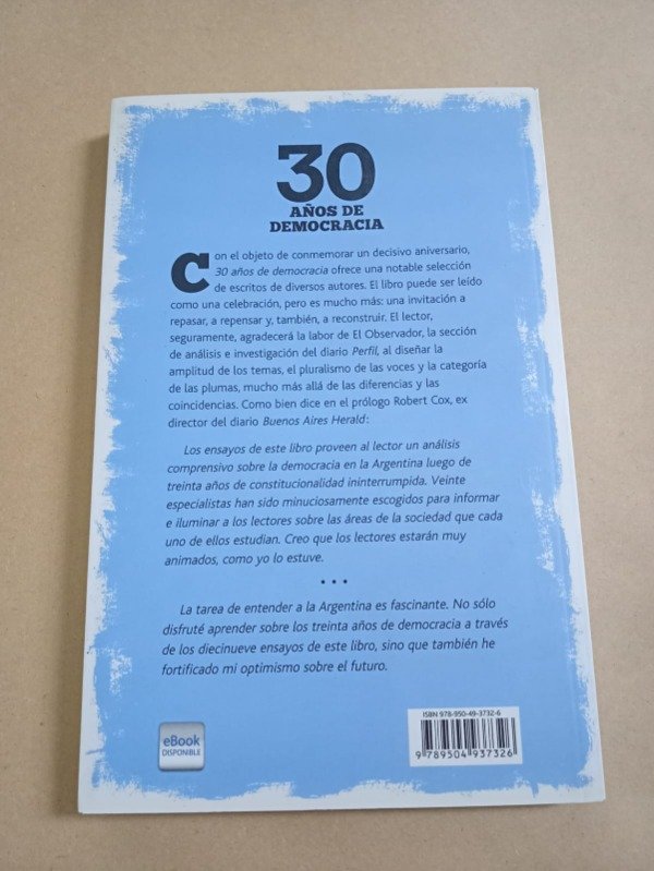 Producto - 30 años de democracia - Robert Cox - Planeta 2013 - 1
