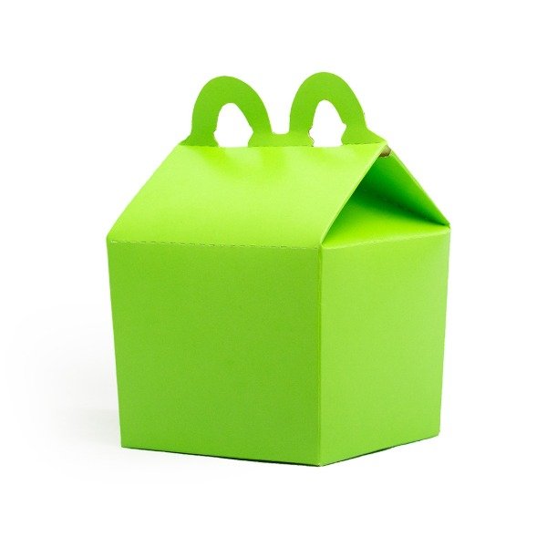 Producto - Cajita feliz lisas x5un color verde manzana