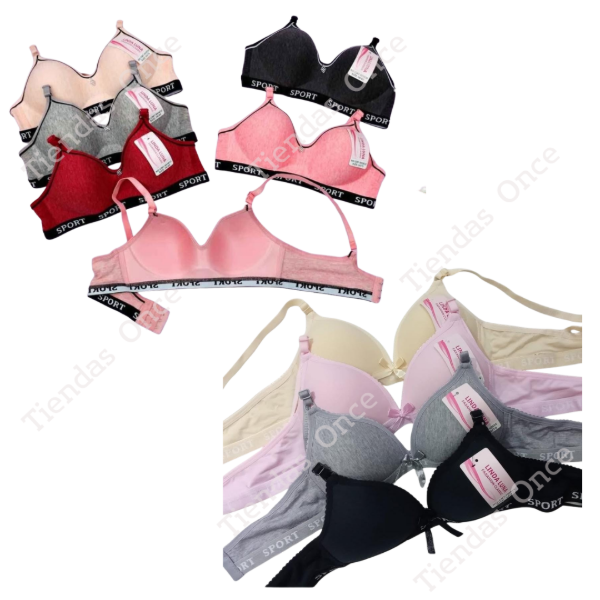 Producto - Corpiño con base juvenil - Por docena