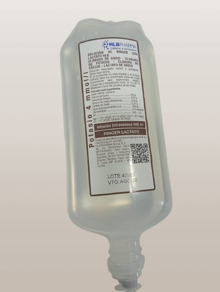 Producto - Solución RINGER LACTATO de 500ml
