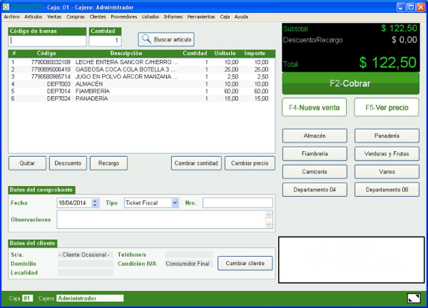 Producto - Software Punto de Venta + Factura Electrónica ARCA 2025
