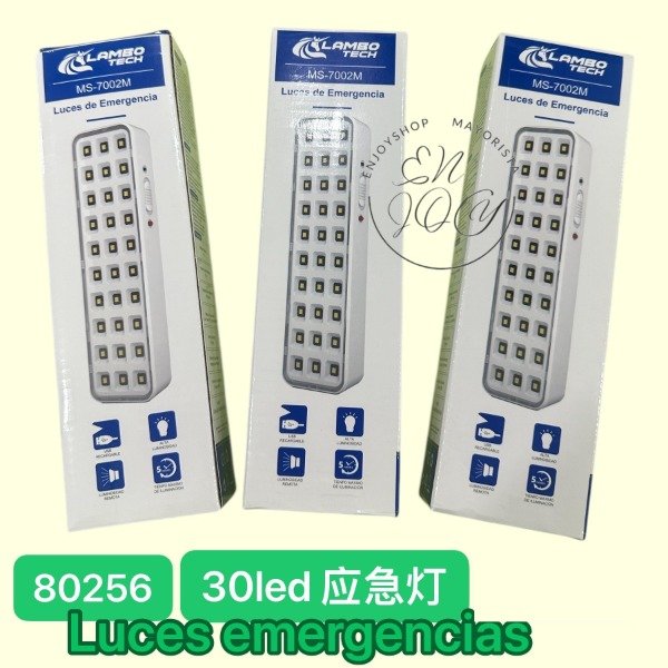 Producto - Luz De Emergencia 30 Leds Con Batería Recargable 5w Blanca