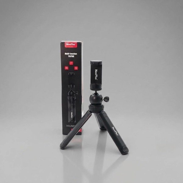Producto - TRÍPODE MULTIFUNCIÓN PARA CELULAR SOPORTE PORTÁTIL CABEZAL 360 Y BASTÓN SELFIE