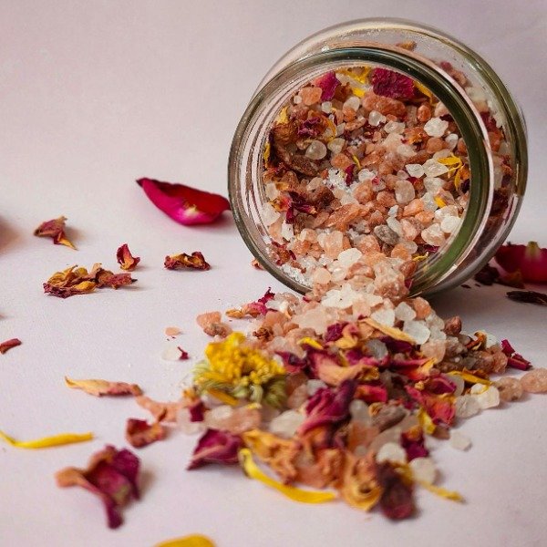 Producto - Sal de pétalos de rosa