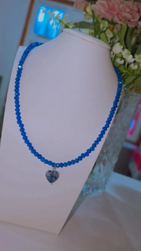 Producto - Collar zodalita y cuarzo AQ