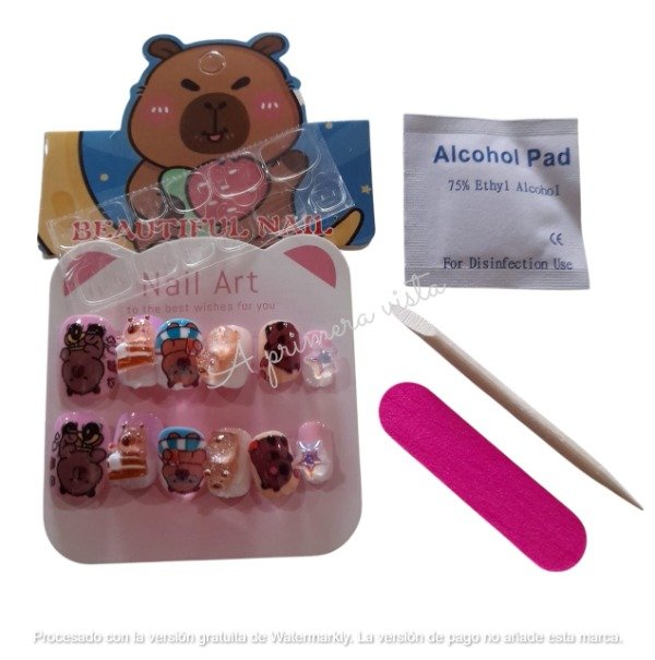 Producto - Uñas postizas capibara