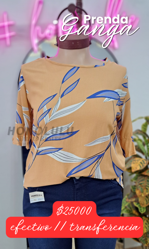 Producto - Blusa mangas oxford
