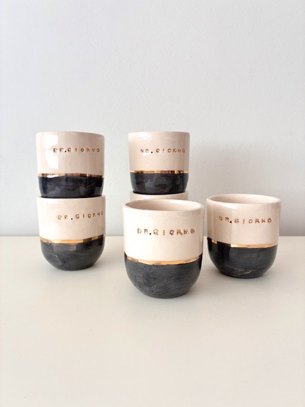 Producto - Set de vasos oro
