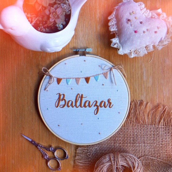 Producto - BIENVENIDO BEBÉ - MODELO BANDERÍN