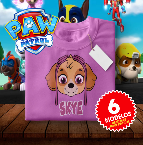 Producto - Plantillas Remeras Paw Patrol Diseños para Sublimar Sublimación DTF #r345 - 0