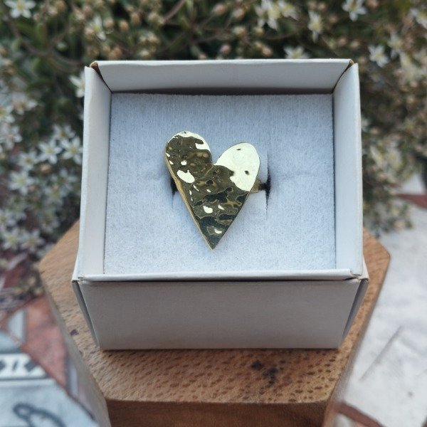 Producto - Anillo Regulable Bronce Corazon