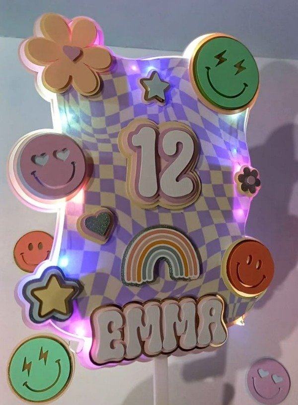 Producto - CAKE TOPPER CON LUZ